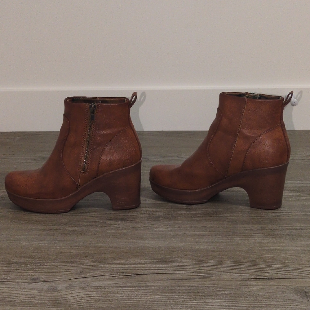 boc Tan Ankle Booties